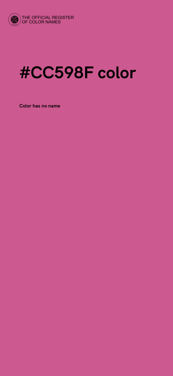 #CC598F color image