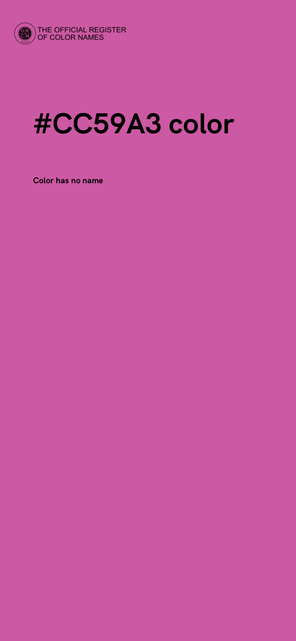#CC59A3 color image