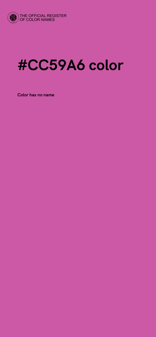 #CC59A6 color image