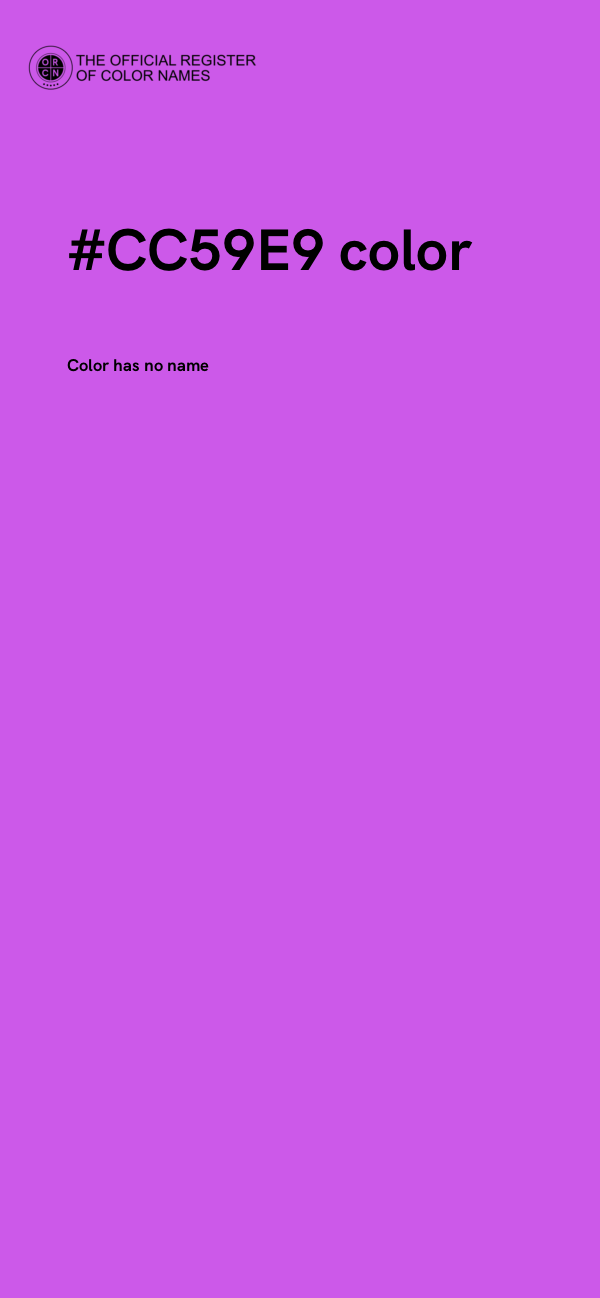 #CC59E9 color image