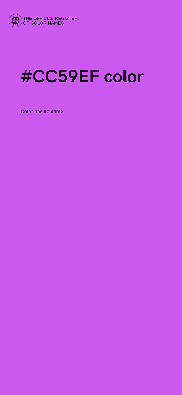 #CC59EF color image