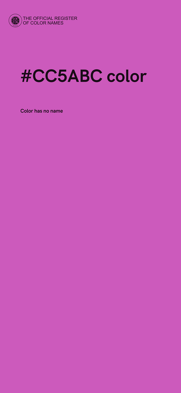 #CC5ABC color image