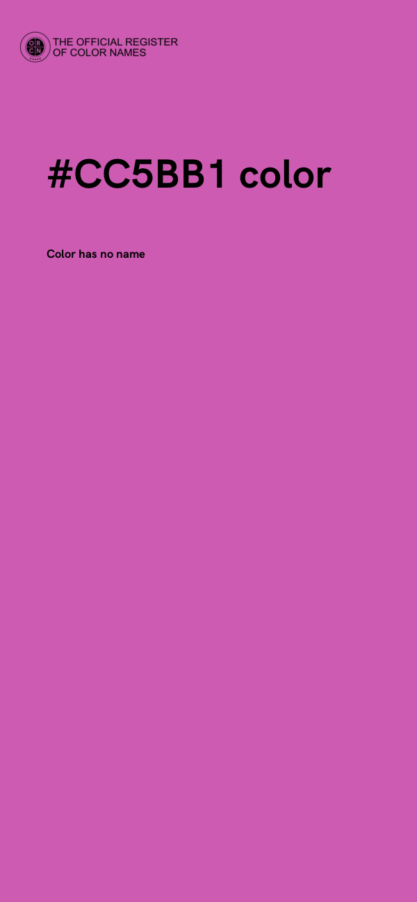 #CC5BB1 color image