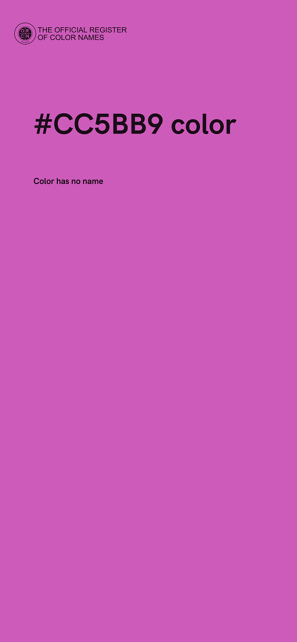 #CC5BB9 color image