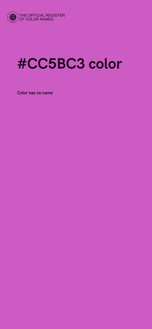 #CC5BC3 color image