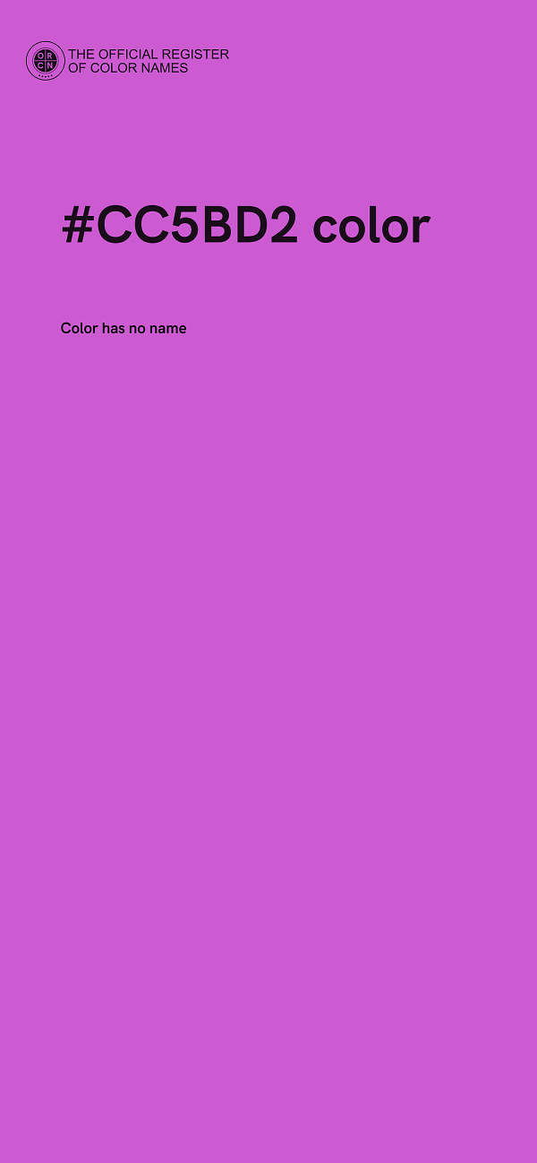 #CC5BD2 color image
