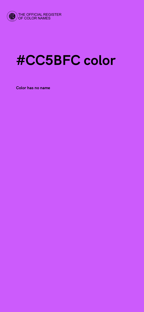 #CC5BFC color image