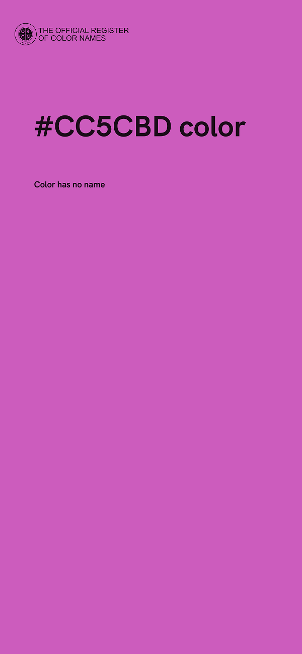 #CC5CBD color image
