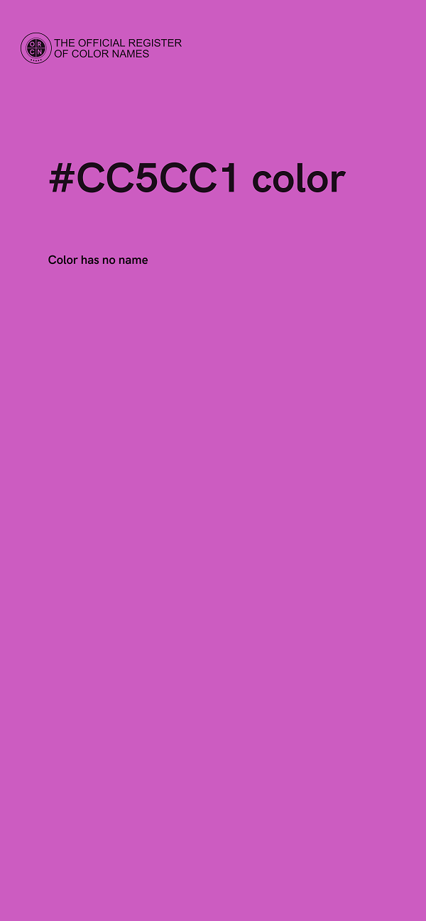 #CC5CC1 color image