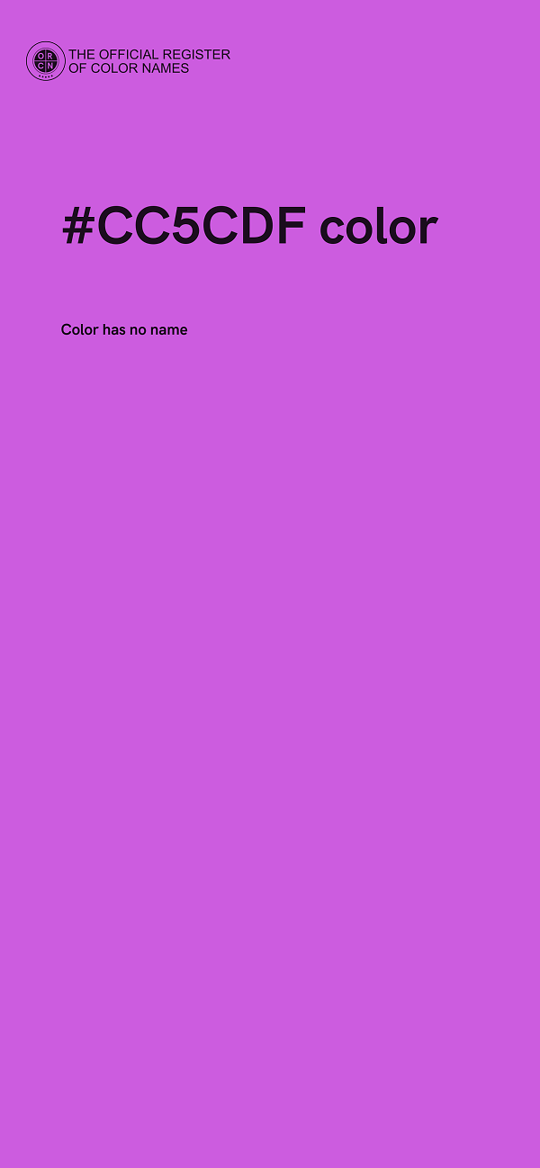 #CC5CDF color image