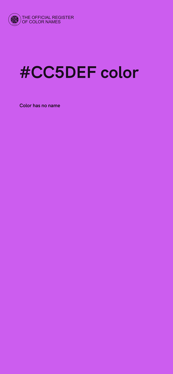 #CC5DEF color image