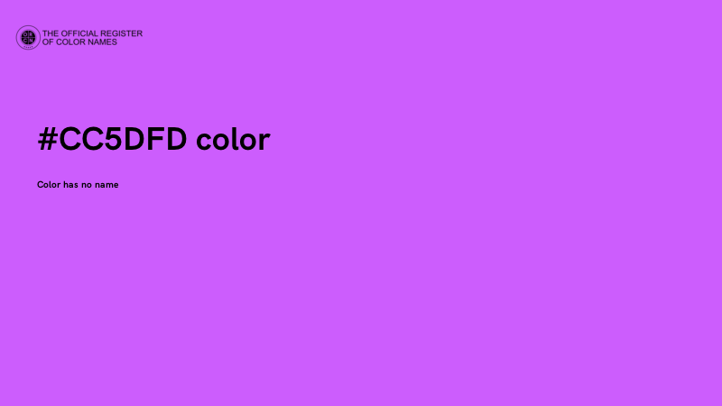 #CC5DFD color image