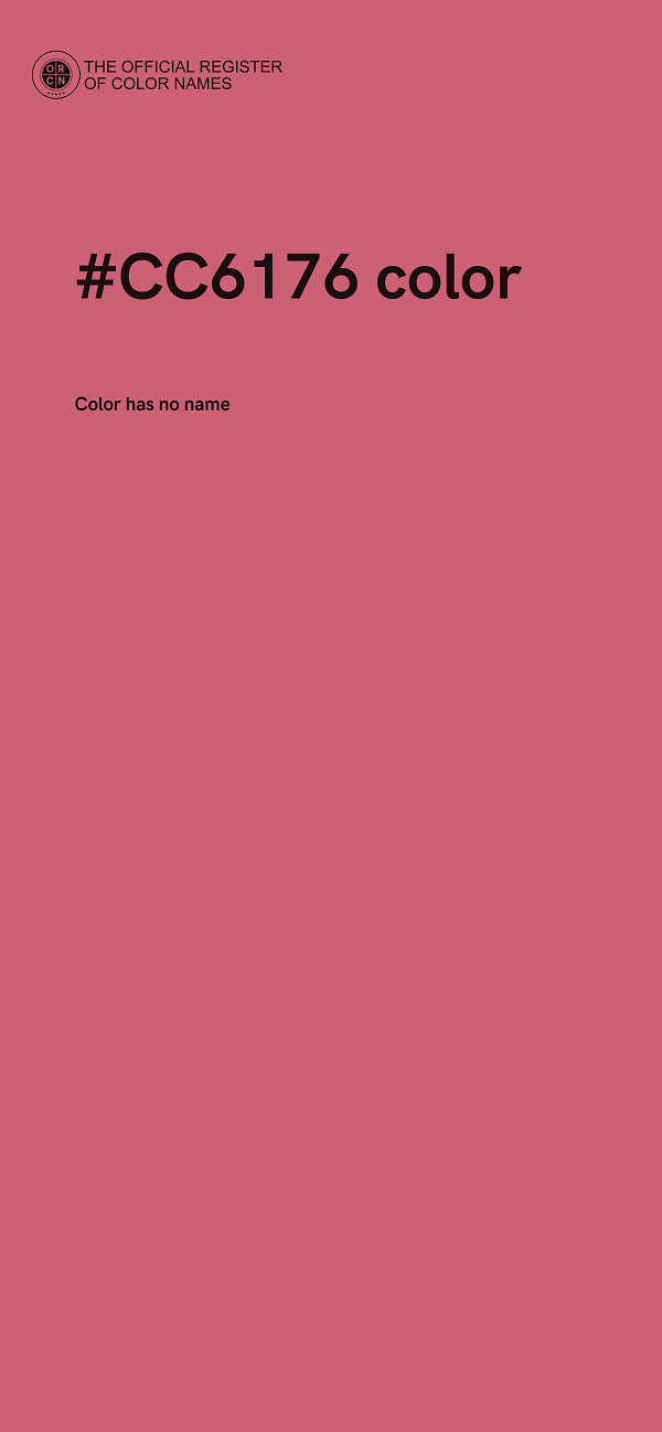 #CC6176 color image