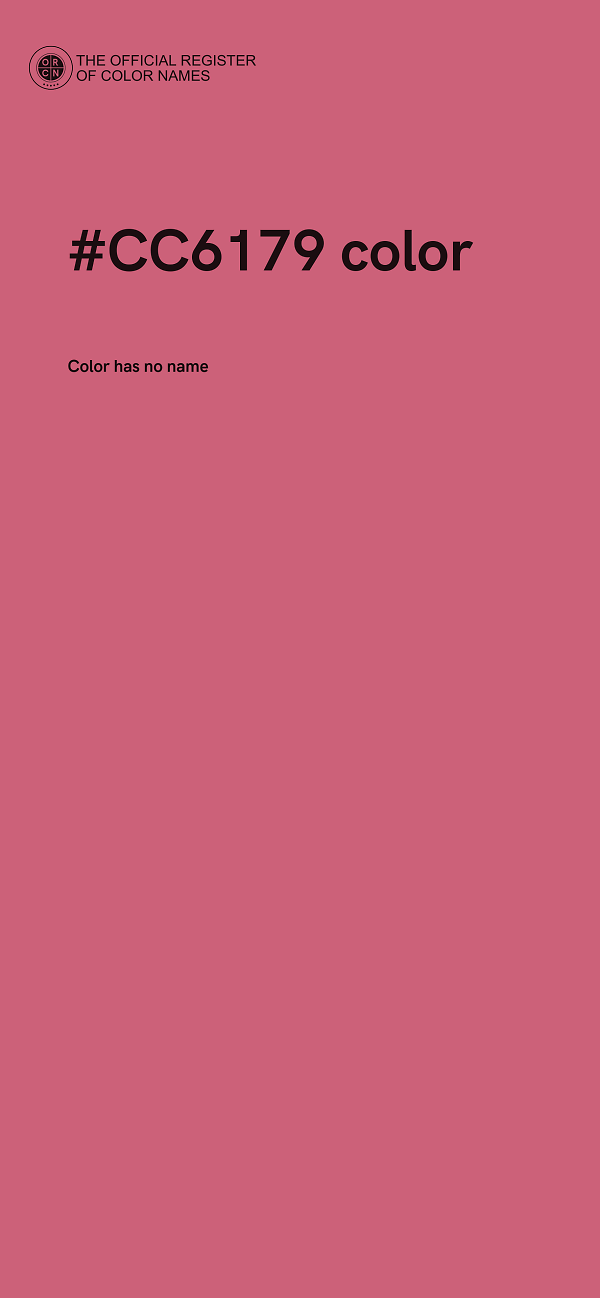#CC6179 color image
