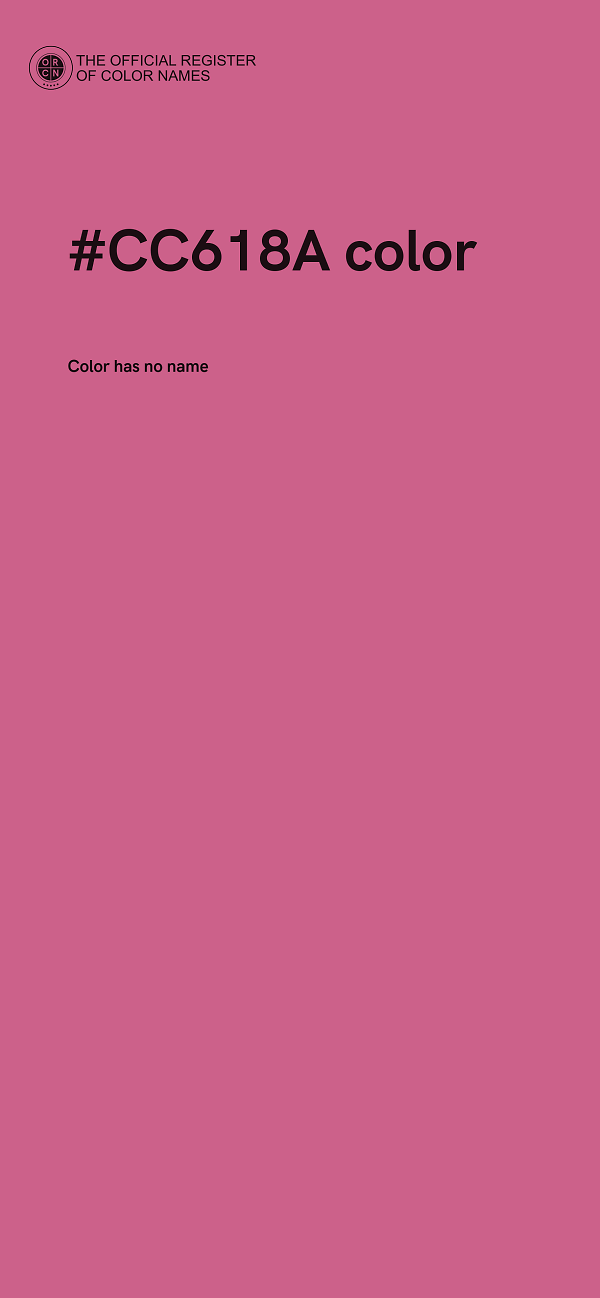 #CC618A color image