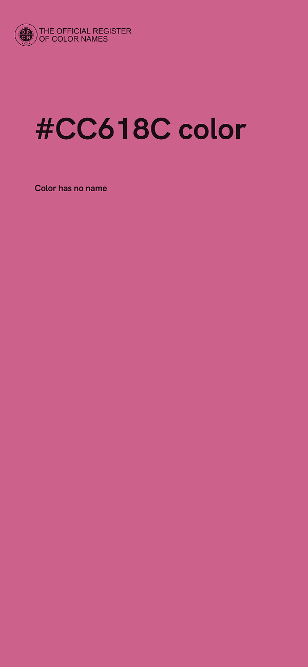 #CC618C color image