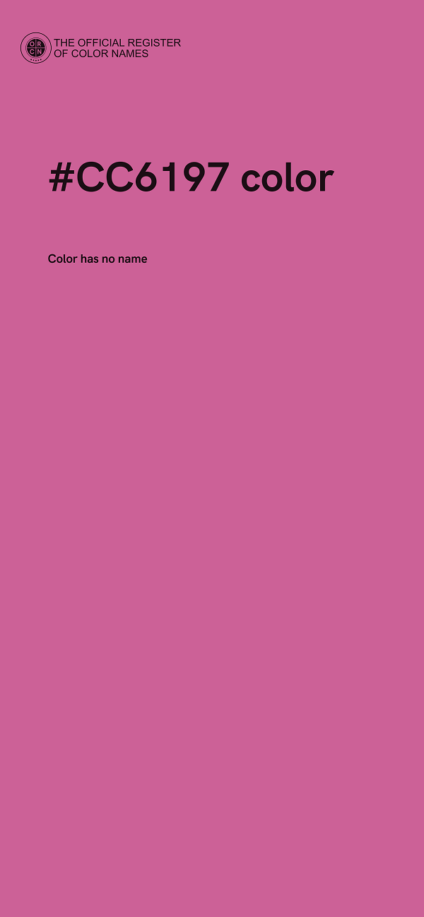 #CC6197 color image