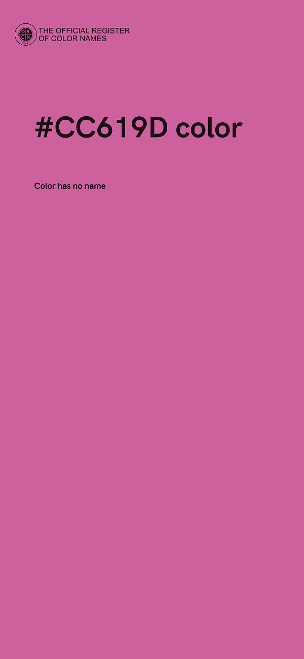 #CC619D color image