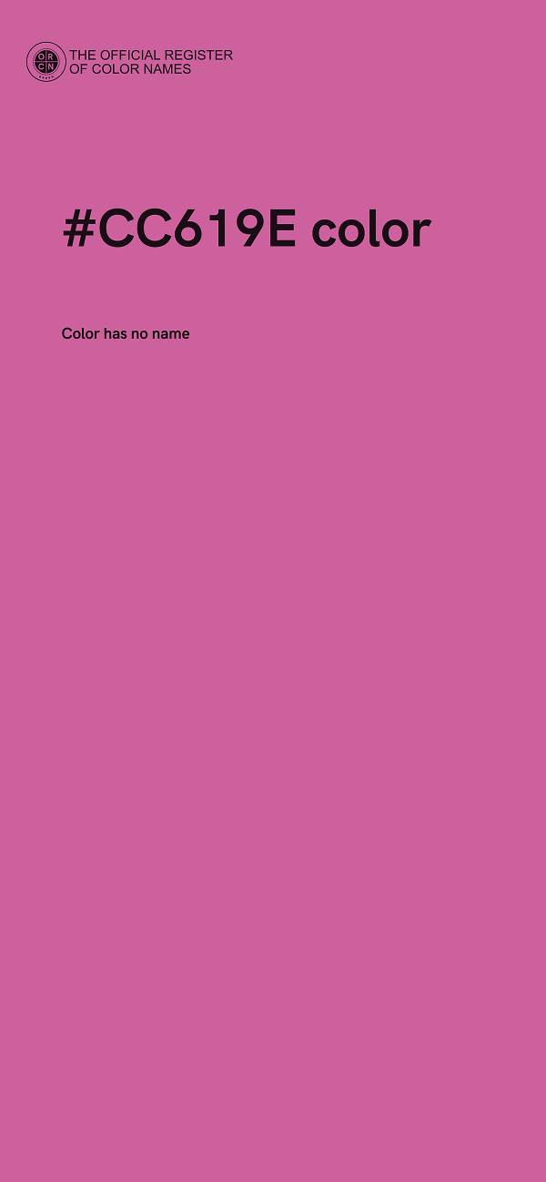 #CC619E color image