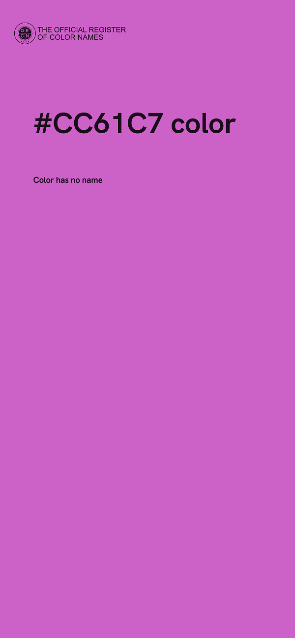 #CC61C7 color image