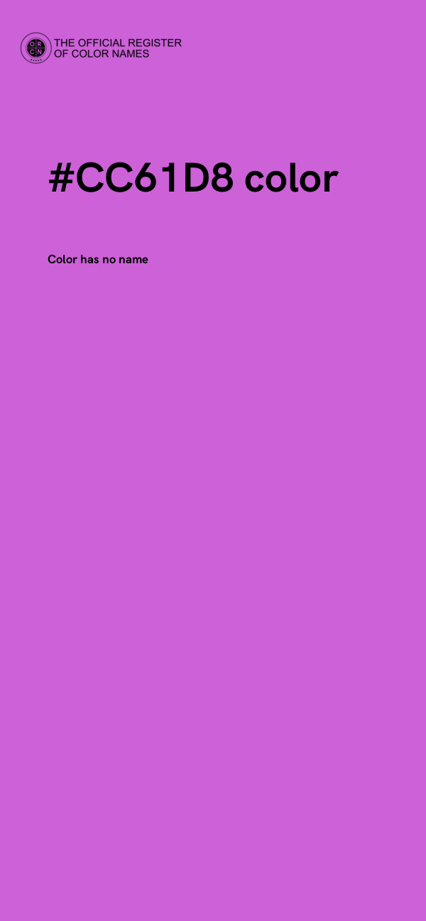 #CC61D8 color image