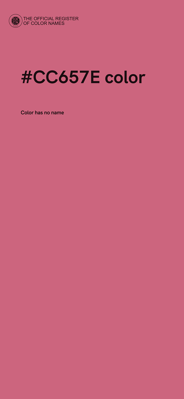 #CC657E color image