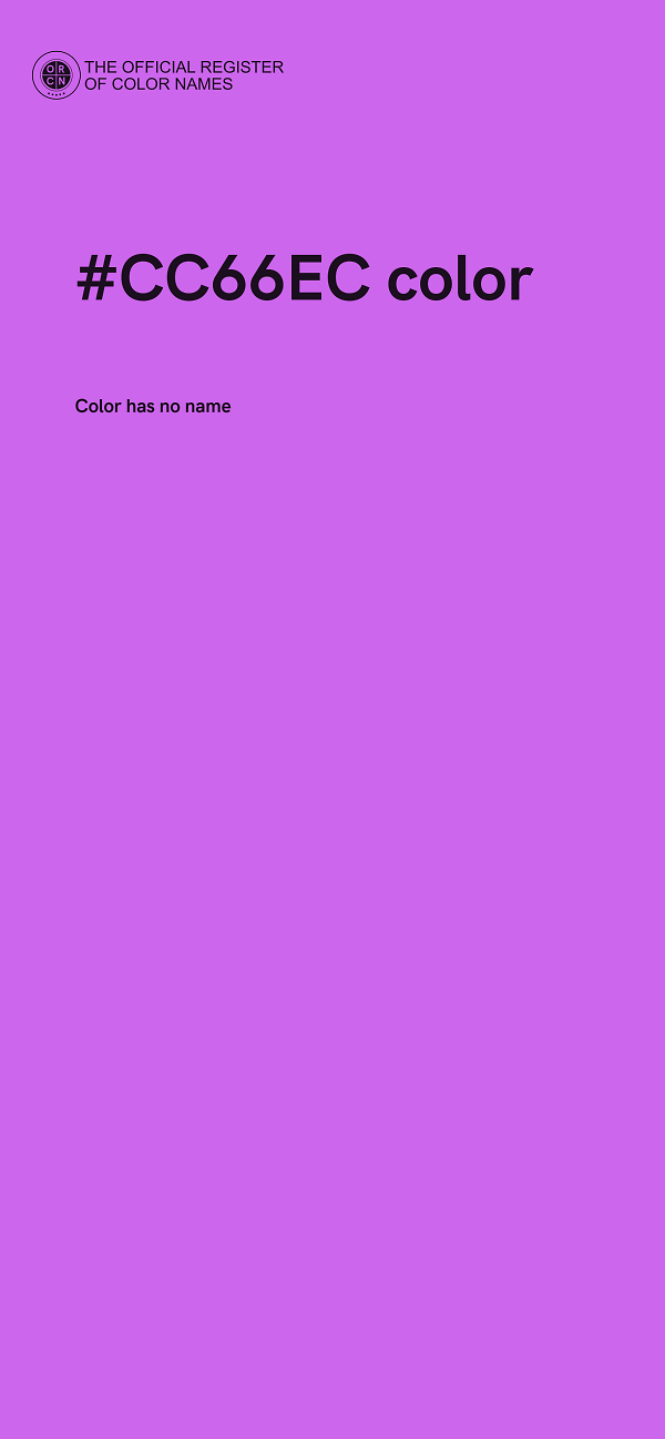 #CC66EC color image