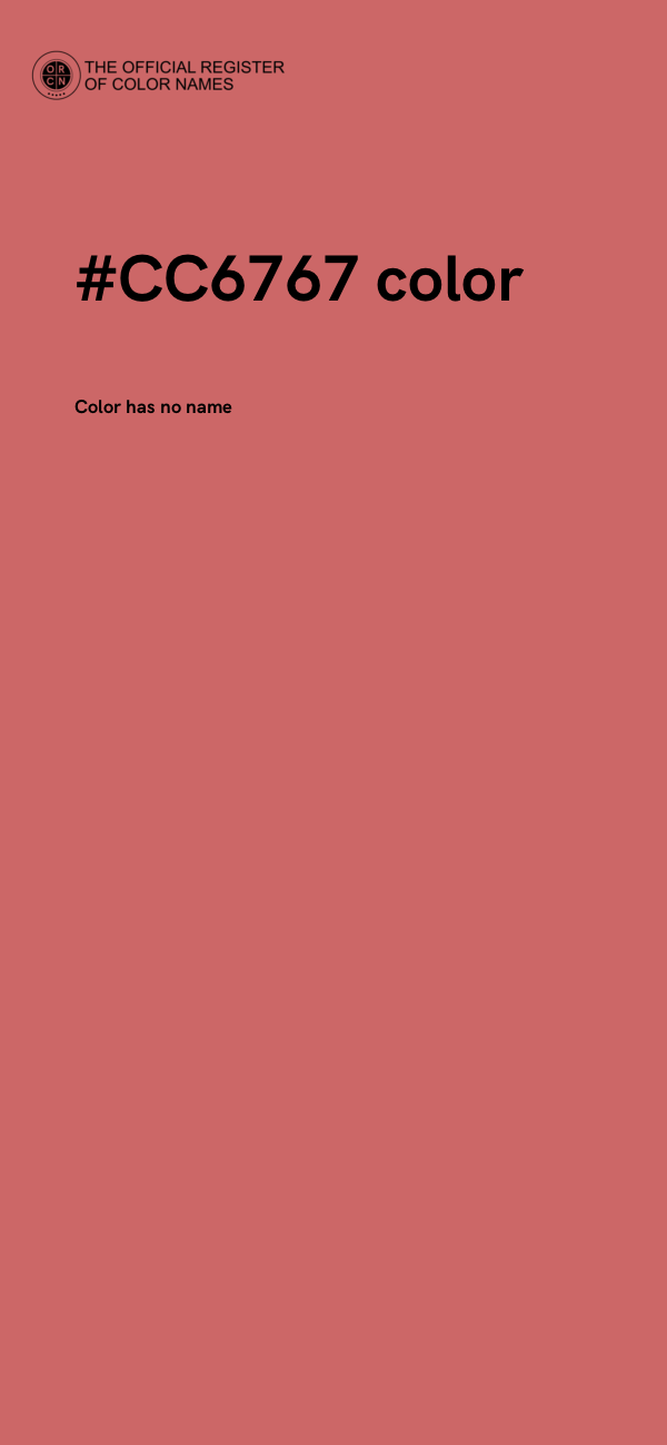 #CC6767 color image