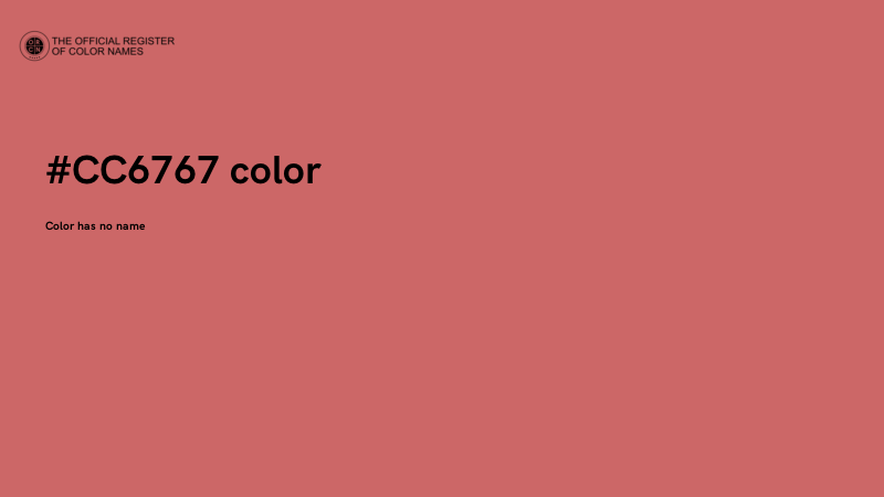 #CC6767 color image
