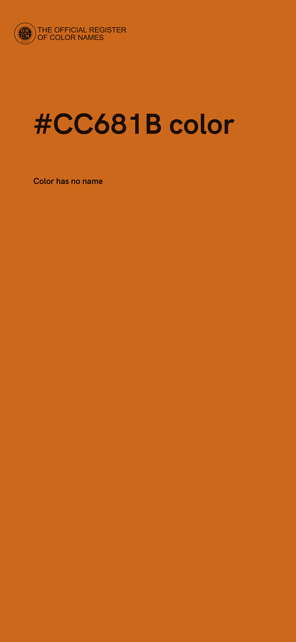 #CC681B color image