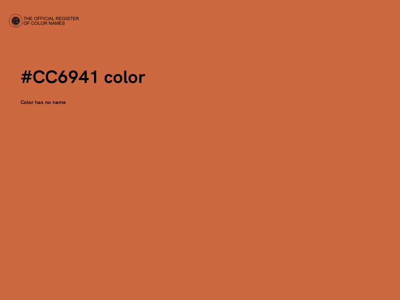 #CC6941 color image