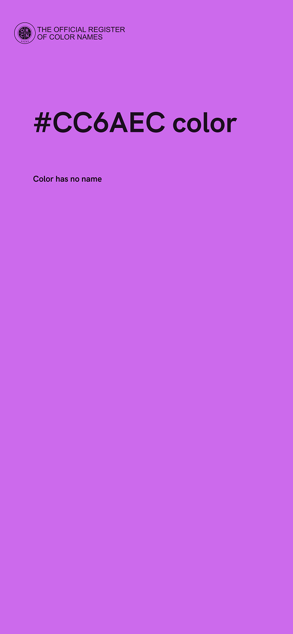 #CC6AEC color image