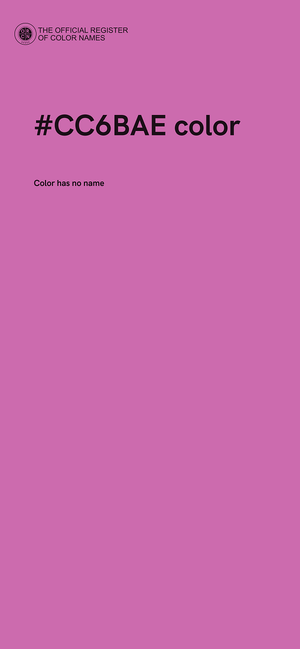 #CC6BAE color image
