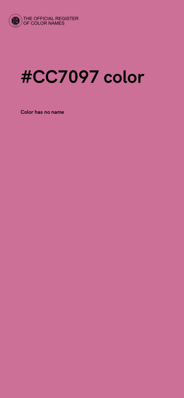 #CC7097 color image