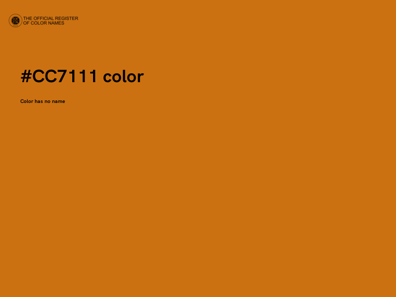 #CC7111 color image