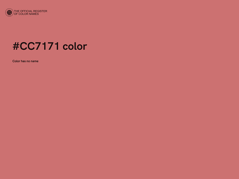 #CC7171 color image