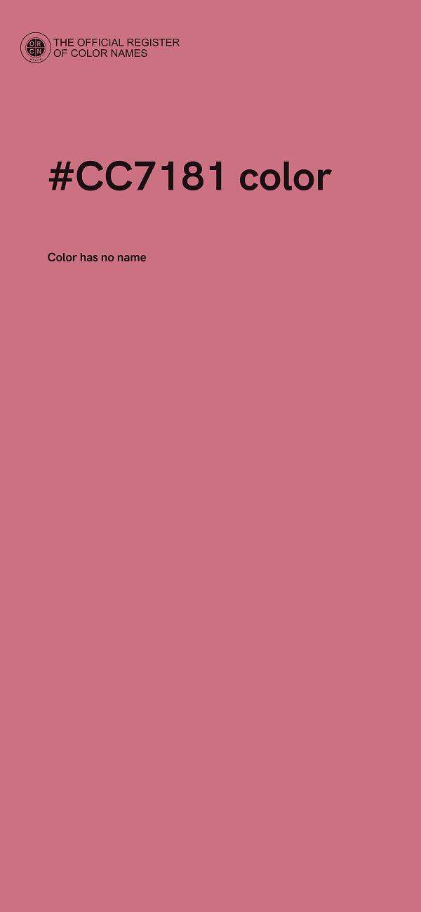 #CC7181 color image