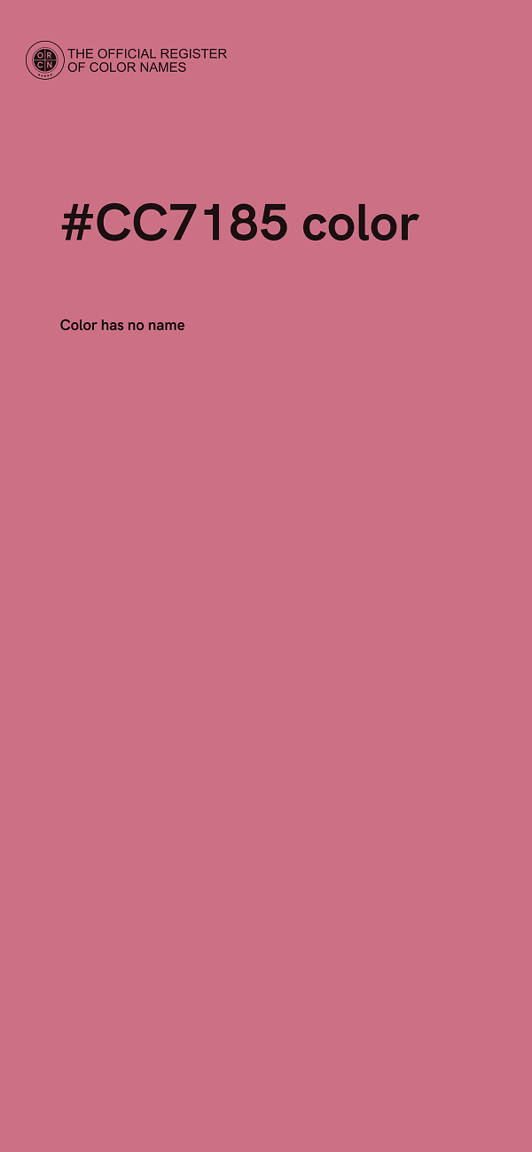 #CC7185 color image