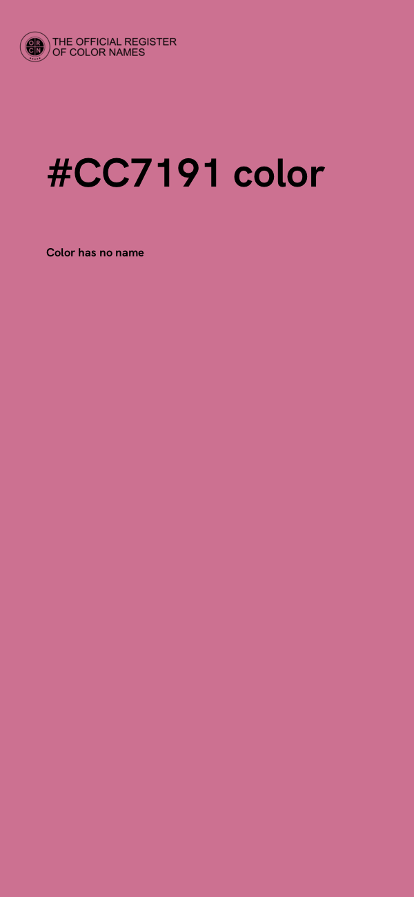 #CC7191 color image