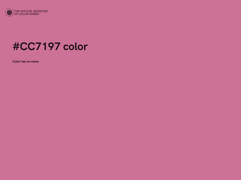 #CC7197 color image