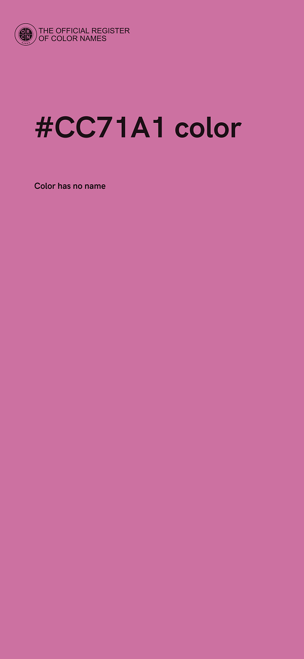 #CC71A1 color image