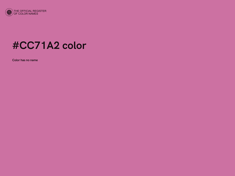 #CC71A2 color image