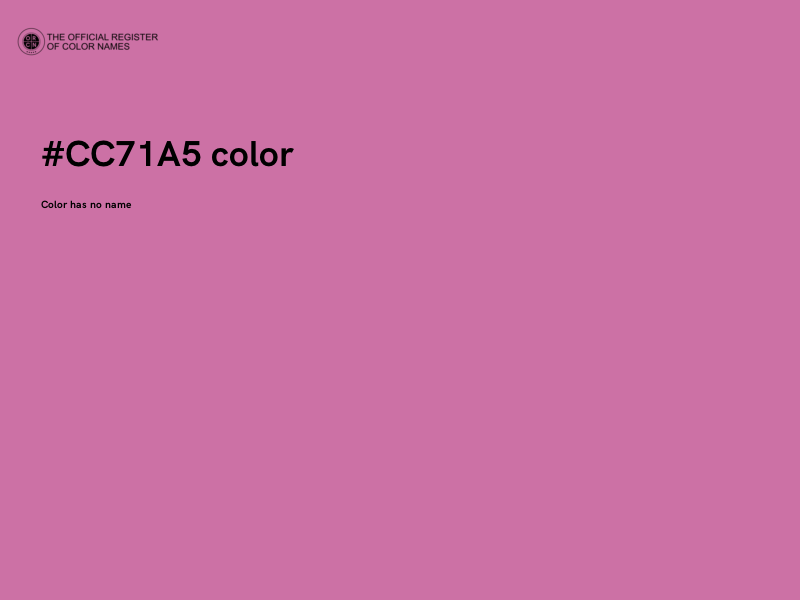#CC71A5 color image