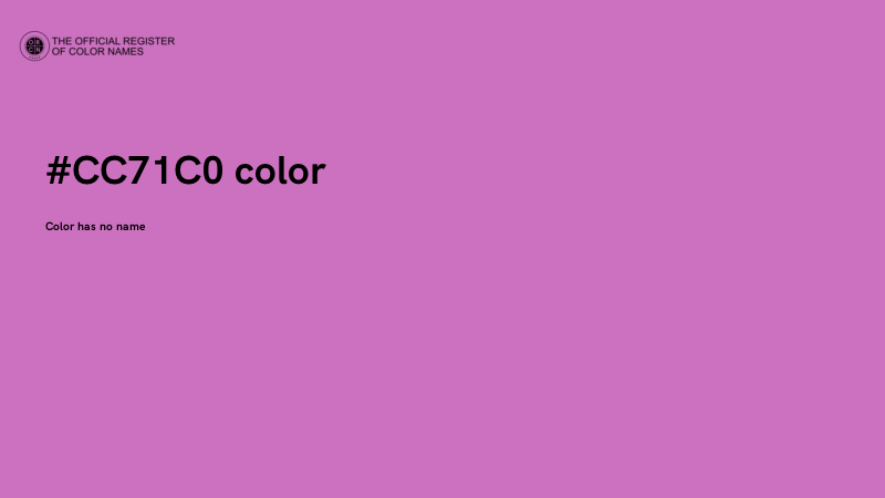 #CC71C0 color image