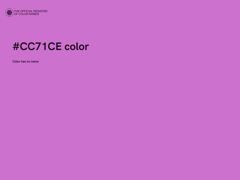 #CC71CE color image