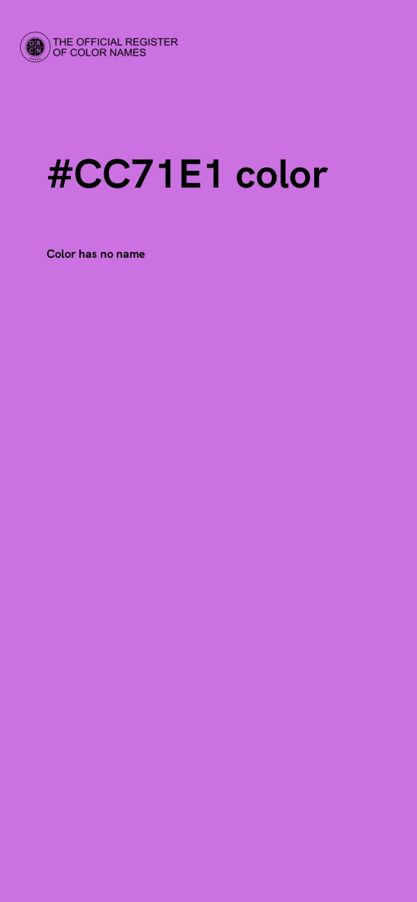 #CC71E1 color image