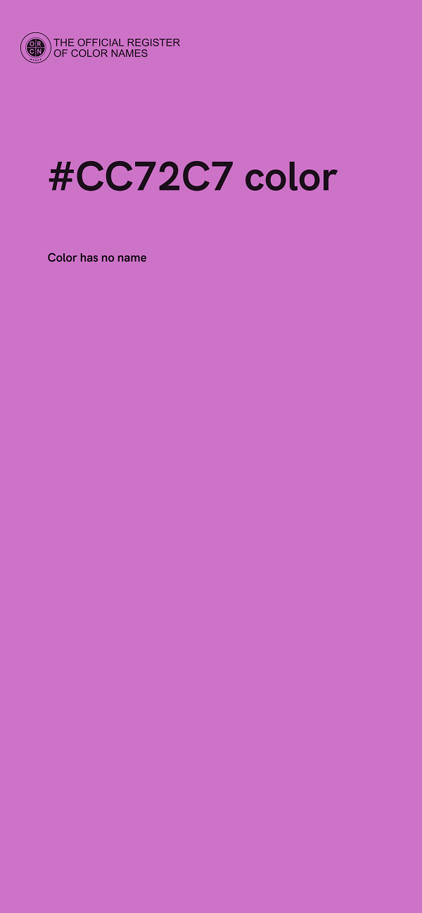 #CC72C7 color image