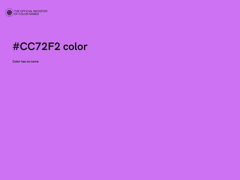 #CC72F2 color image