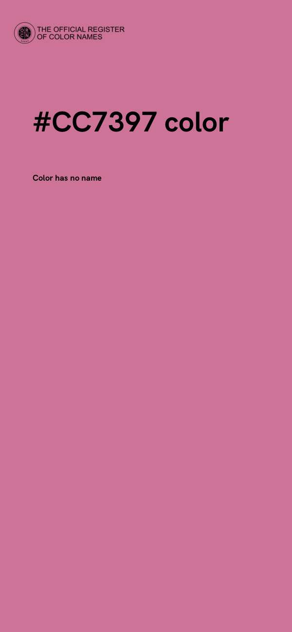 #CC7397 color image
