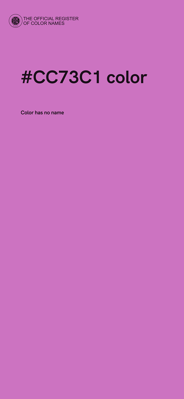 #CC73C1 color image